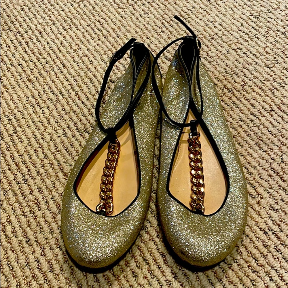 Jcrew Sparkle Ballet Flats